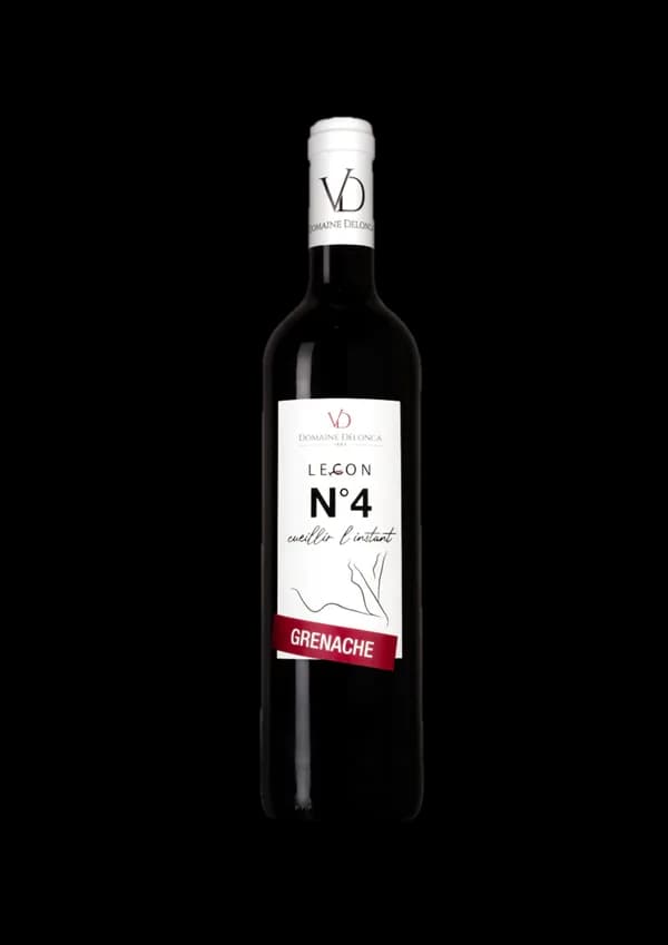 Bouteille de Leçon N°4 Grenache Rouge — DOMAINE DELONCA, vin rouge