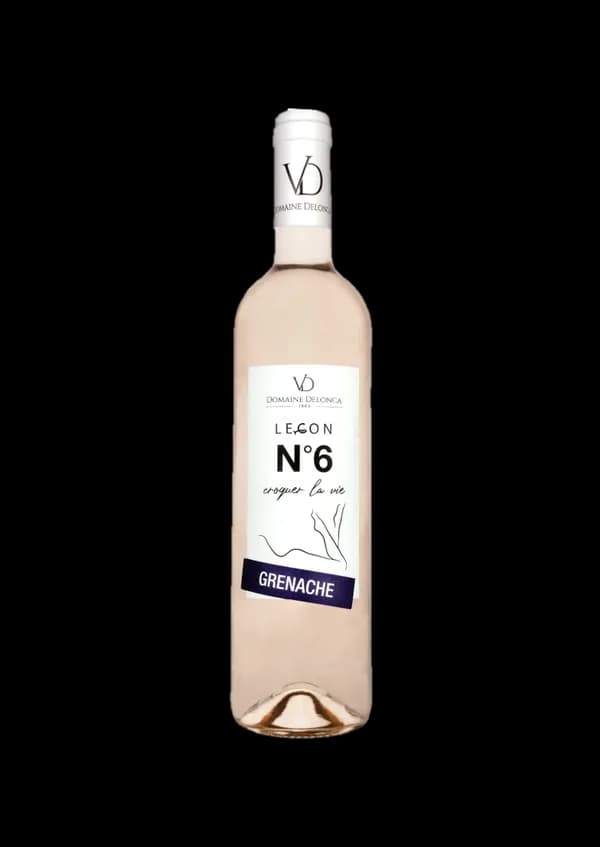 Bouteille de Leçon N°6 Grenache Rosé — DOMAINE DELONCA, vin rosé