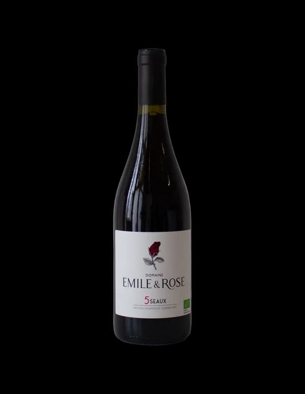 Bouteille de 5 Seaux — DOMAINE EMILE ET ROSE, vin rouge