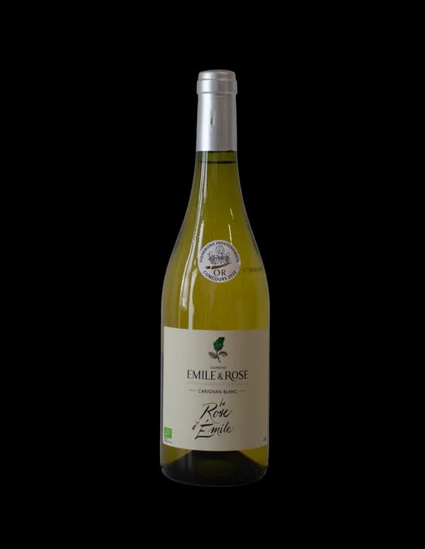 Bouteille de La Rose d'Emile — DOMAINE EMILE ET ROSE, vin blanc