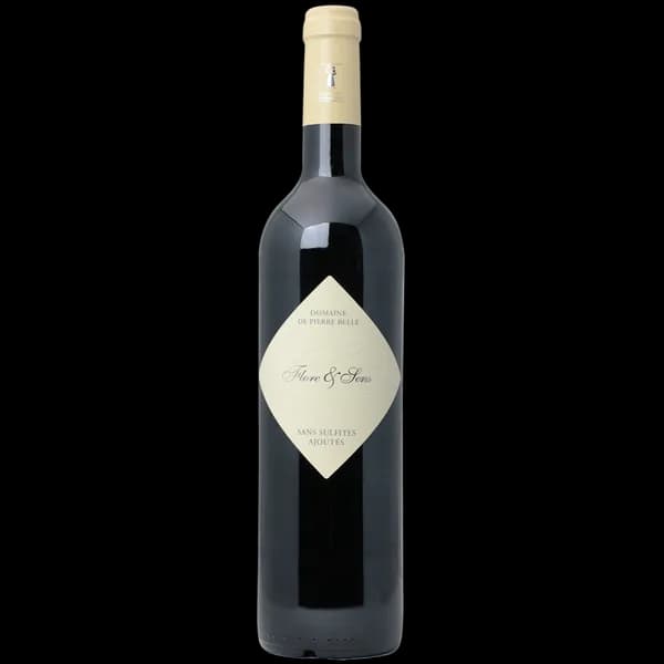 Bouteille de Vins Sans Sulfites Ajoutés BIO — DOMAINE PIERRE BELLE, vin rouge/rosé
