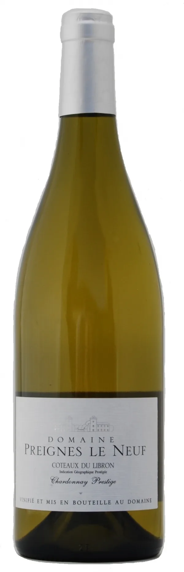 Bouteille de Chardonnay Prestige — DOMAINE PREIGNES LE NEUF, vin blanc