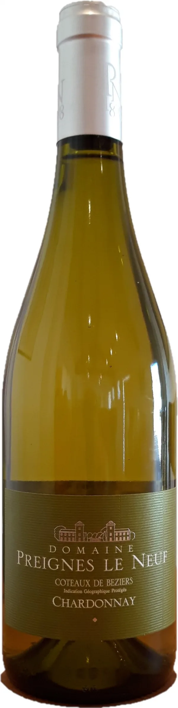 Bouteille de Chardonnay — DOMAINE PREIGNES LE NEUF, vin blanc