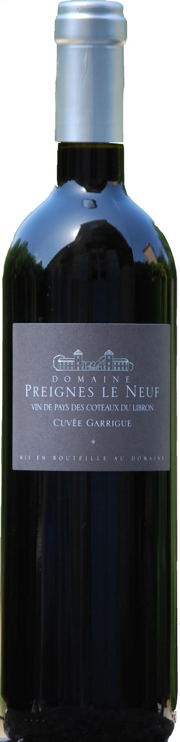 Bouteille de Rouge Garrigue — DOMAINE PREIGNES LE NEUF, vin rouge