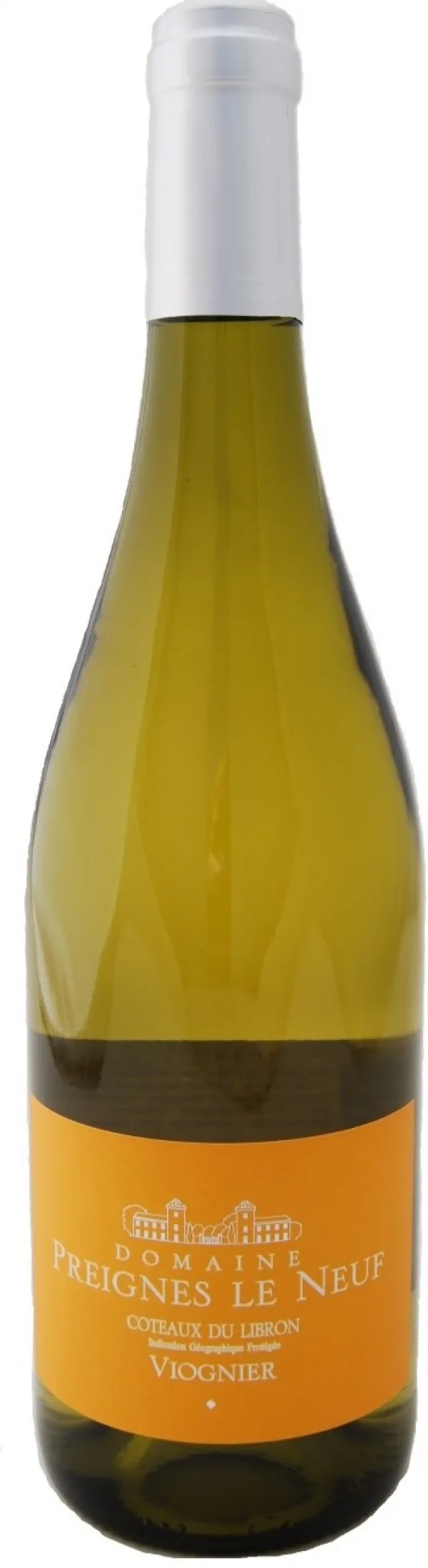 Bouteille de Viognier — DOMAINE PREIGNES LE NEUF, vin blanc