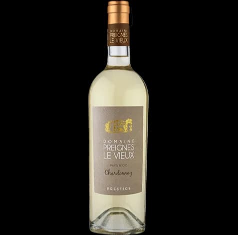 Bouteille de Preignes Prestige Chardonnay — DOMAINE PREIGNES LE VIEUX, vin blanc