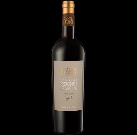 Bouteille de Preignes Prestige Syrah — DOMAINE PREIGNES LE VIEUX, vin rouge