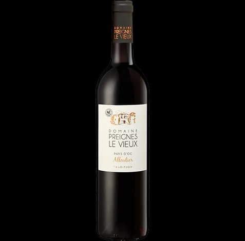 Bouteille de Preignes Tradition Alleutier — DOMAINE PREIGNES LE VIEUX, vin rouge