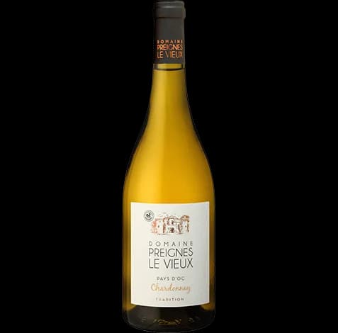 Bouteille de Preignes Tradition Chardonnay — DOMAINE PREIGNES LE VIEUX, vin blanc