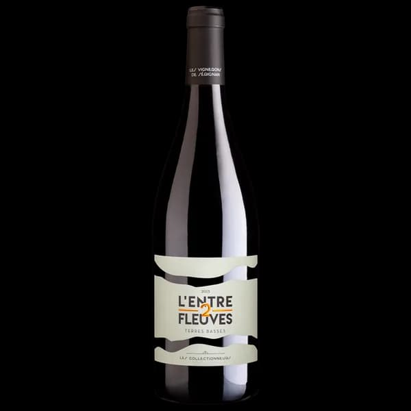 Bouteille de L'Entre 2 Fleuves Terres Basses — LES VIGNERONS DE SERIGNAN, vin blanc/rosé/rouge