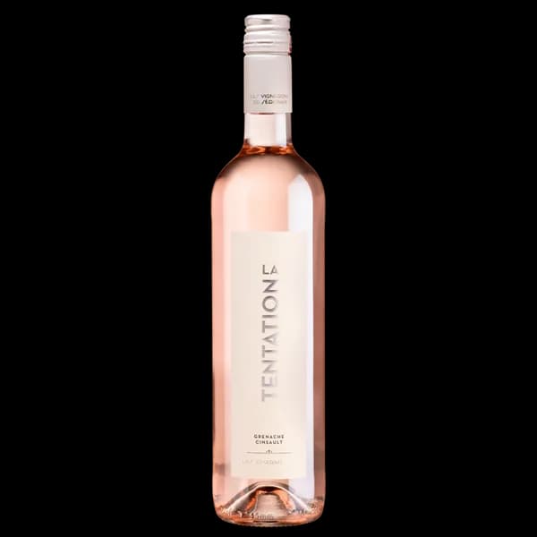 Bouteille de La Tentation Rosée — LES VIGNERONS DE SERIGNAN, vin rosé