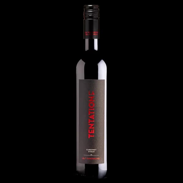 Bouteille de La Tentation Rouge — LES VIGNERONS DE SERIGNAN, vin rouge
