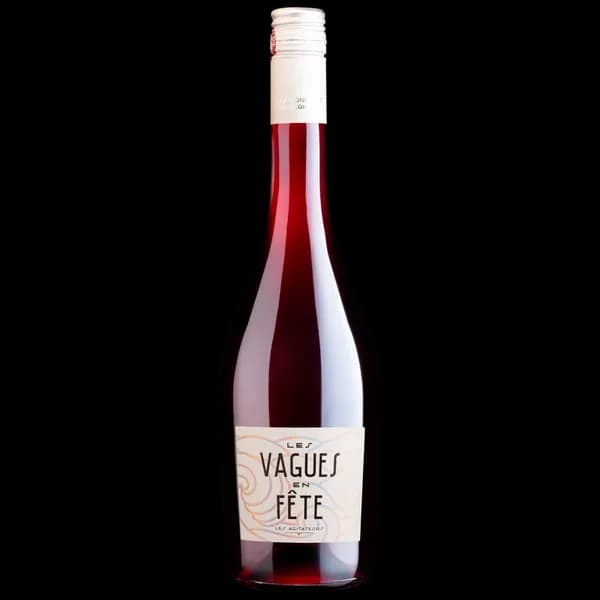 Bouteille de Les vagues en fête — LES VIGNERONS DE SERIGNAN, vin rouge/blanc
