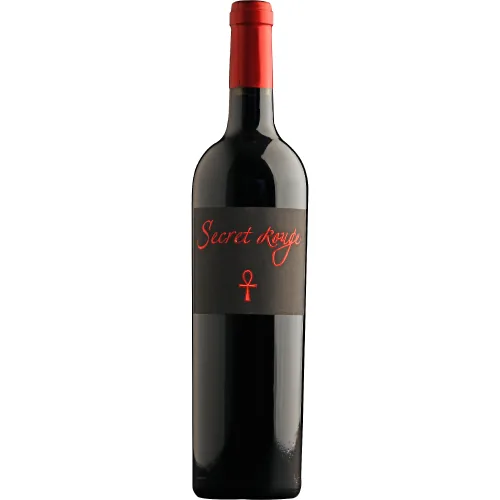 Bouteille de Secret Rouge — ALMA CERSIUS, vin rouge