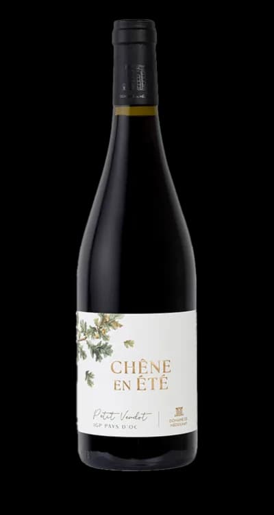Bouteille de Chêne en été — DOMAINE DE MEDEILHAN, vin rouge