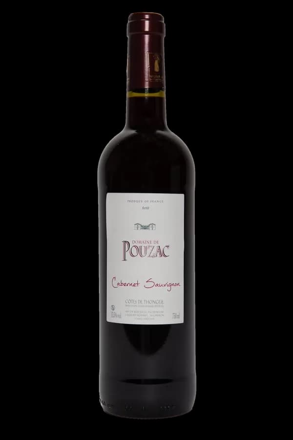 Bouteille de Cabernet Sauvignon — DOMAINE DE POUZAC, vin rouge