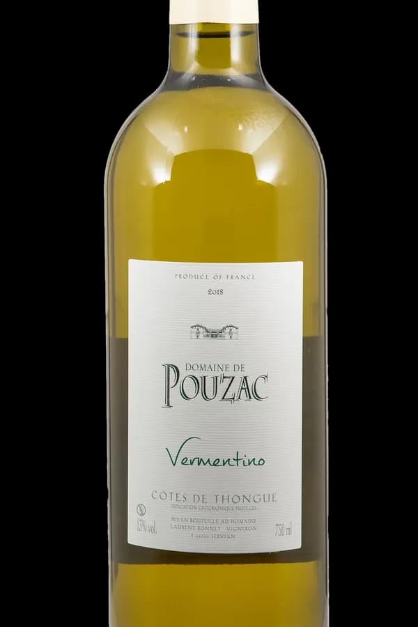 Bouteille de Vermentino — DOMAINE DE POUZAC, vin blanc