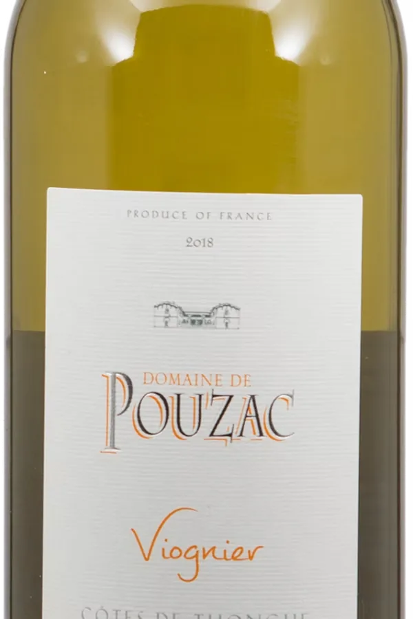 Bouteille de Viognier — DOMAINE DE POUZAC, vin blanc